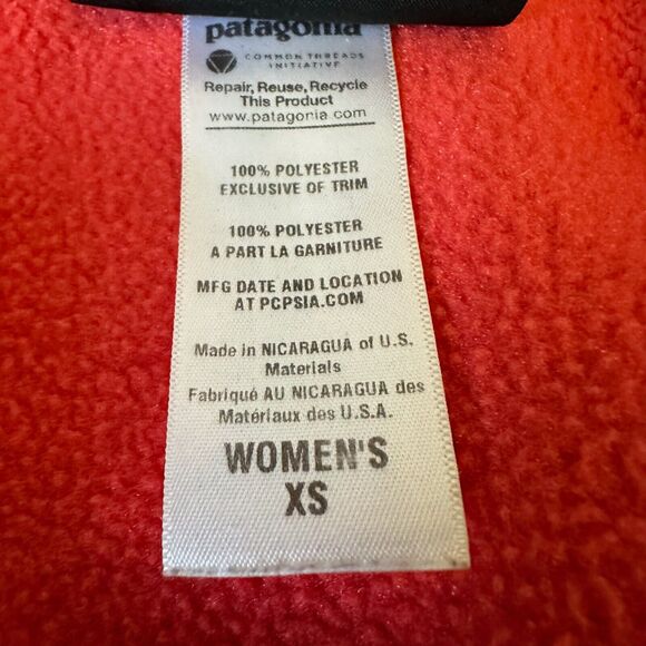 PATAGONIA SYNCHILLA W's Full-Zip Fleece Vest in Tomato (Pink) #25165 - Picture 7 of 9